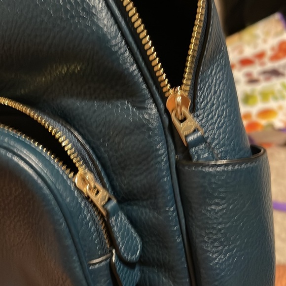 Coach Leather Carrie Backpack - Picture 9 of 15